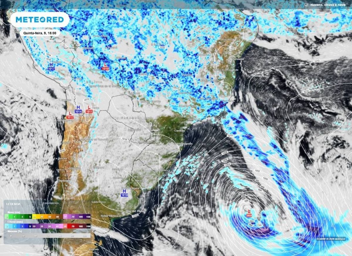 Frente fria chega hoje ao ES e vai mudar o tempo nos próximos dias; veja previsão