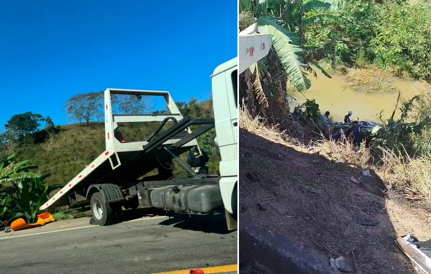 Acidente na BR-101 deixa um morto e um ferido em Fundão